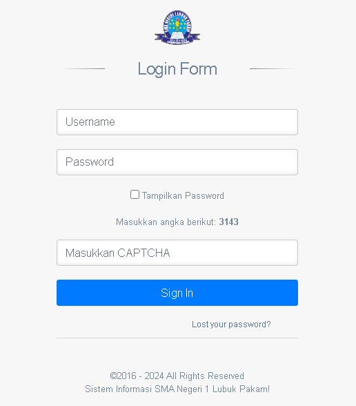 Login ke Sistem